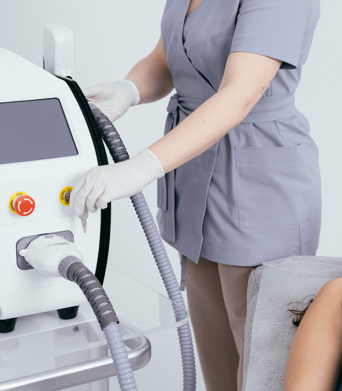 Treatment with the Nova laser