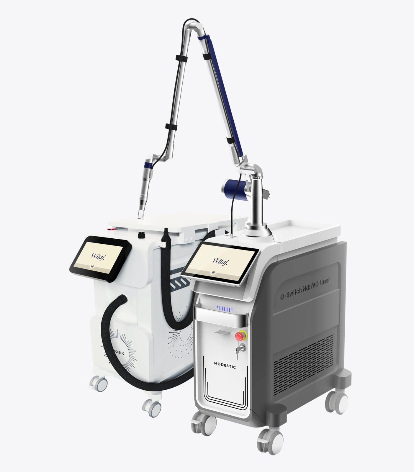 Stacjonarny laser nanosekundowy Modestic Edge, wyrób klasy IIb