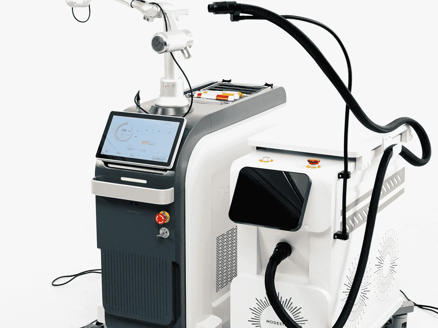 Laser Modestic Pico z chłodziarką Cryo