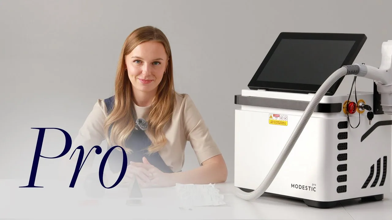 Starting up the Modestic™ Pro laser