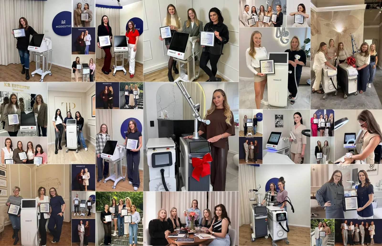 PMU artists trained on the Modestic laser