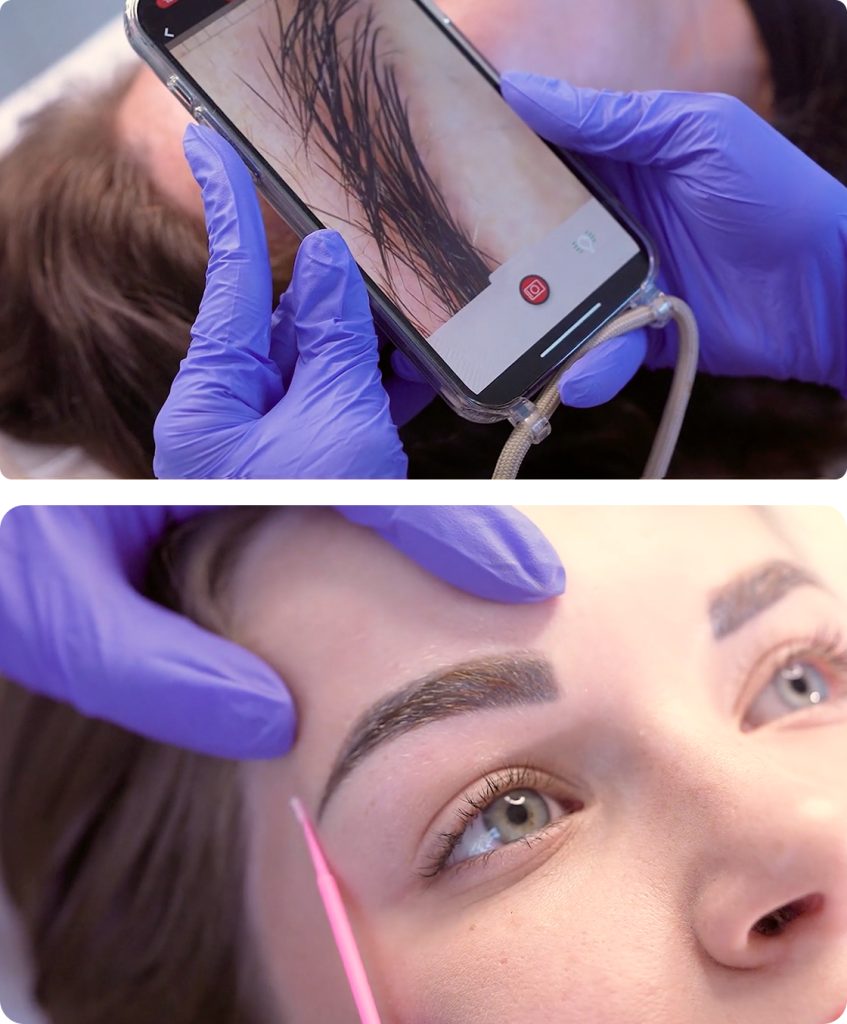 usuwanie makijażu permanentnego removerem