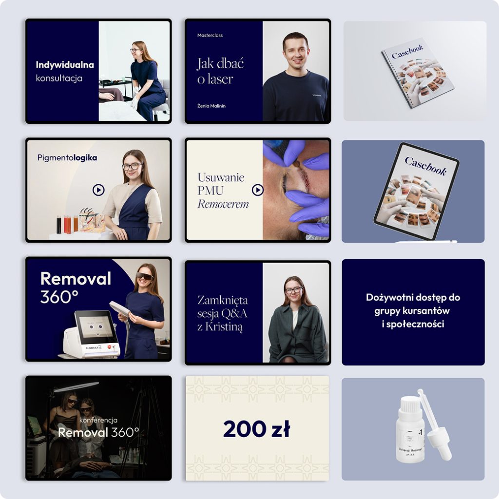 modestic kristina malinina usuwanie makijazu permanentnego i tatuaży